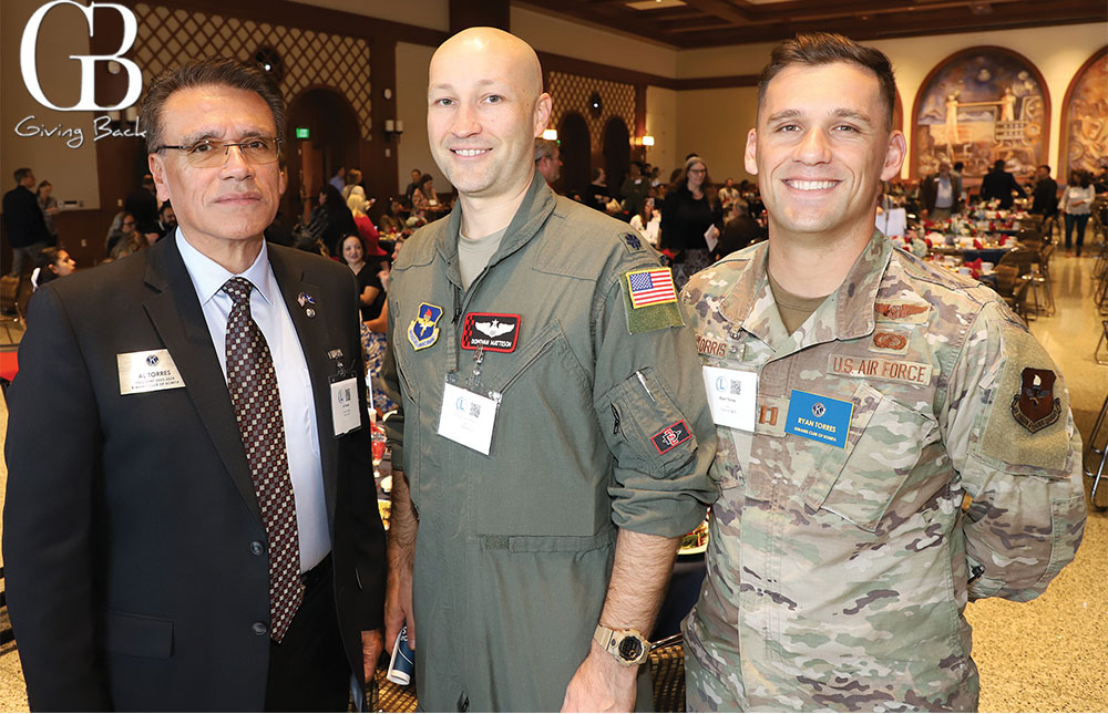 Alberto Torres, Lt. Coronel Donovan Matteson and Capt. Ryan Torres