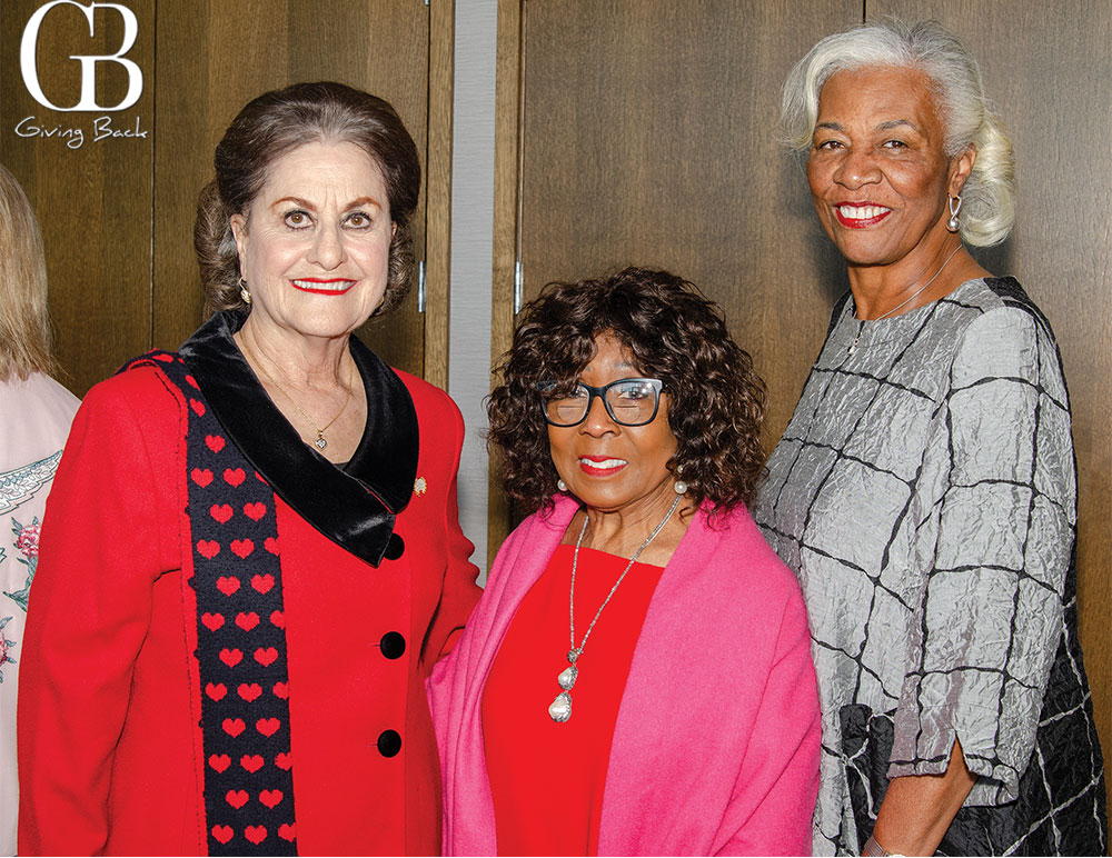 Christine Cremidan, Inez Thomas and Vivian Tuck