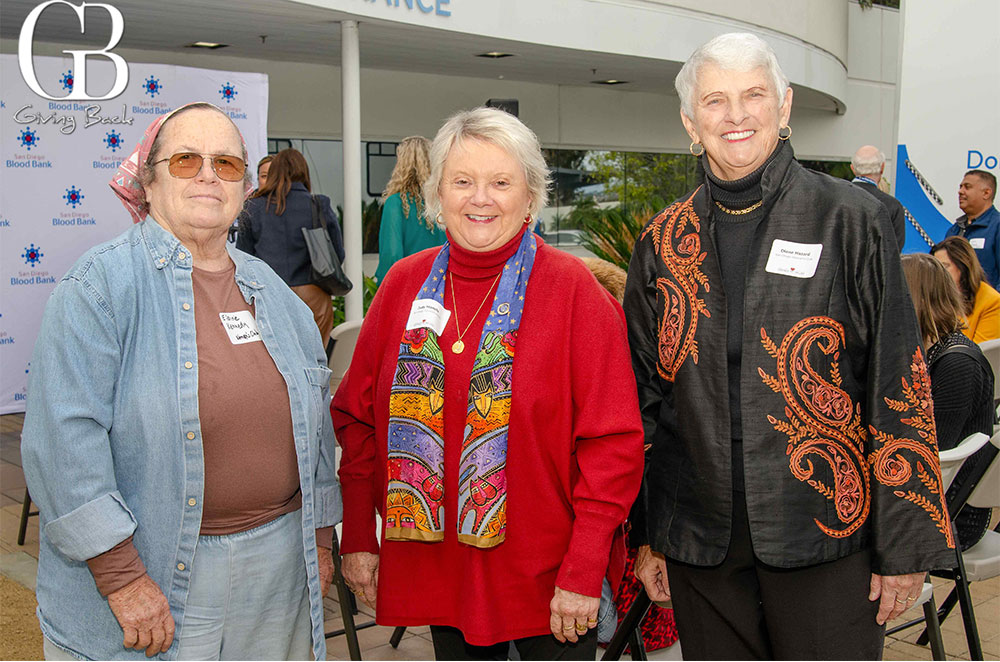 Elaine Kennedy, Judy Mantle and Diane Hazard