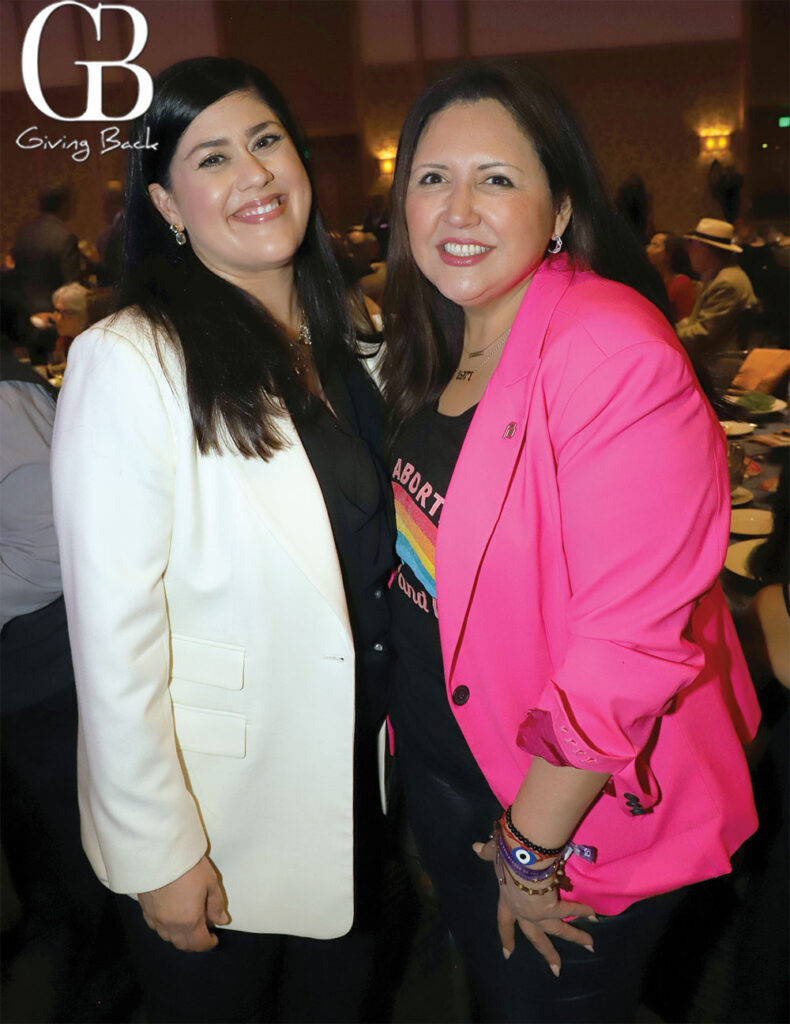 Cara Dessert and Supervisor Nora Vargas at Rebuild & Resist: Planned Parenthood's 61st Anniversary Dinner