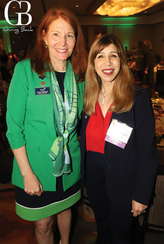 Carol Dedrich and District Attorney Summer Stephan