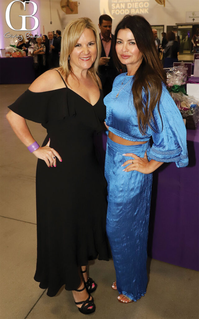 Cathy Lloyd and Lisa Ratcliff at san diego food bank gala feeding hope under the stars