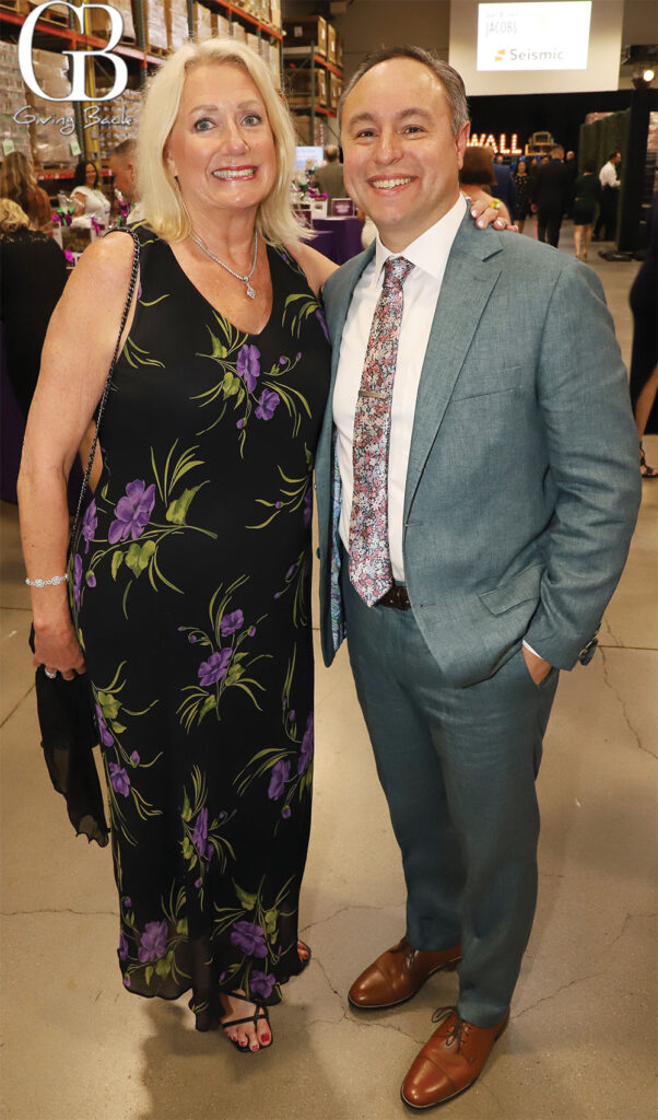 Jeannie Bolinger and Casey Castillo at san diego food bank gala feeding hope under the stars