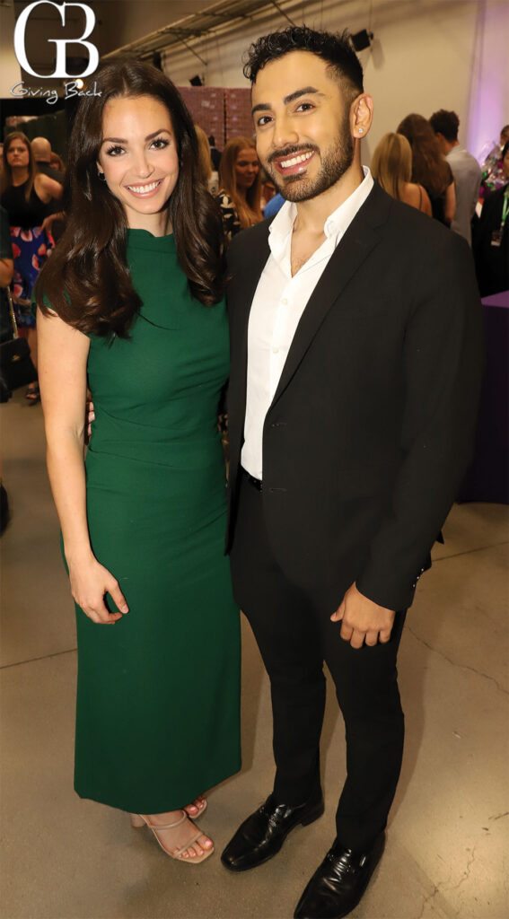 Lauren Greulich and Daniel Medina at san diego food bank gala feeding hope under the stars