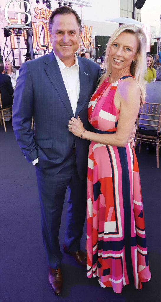 Mark and Kristen Kremers at san diego food bank gala feeding hope under the stars