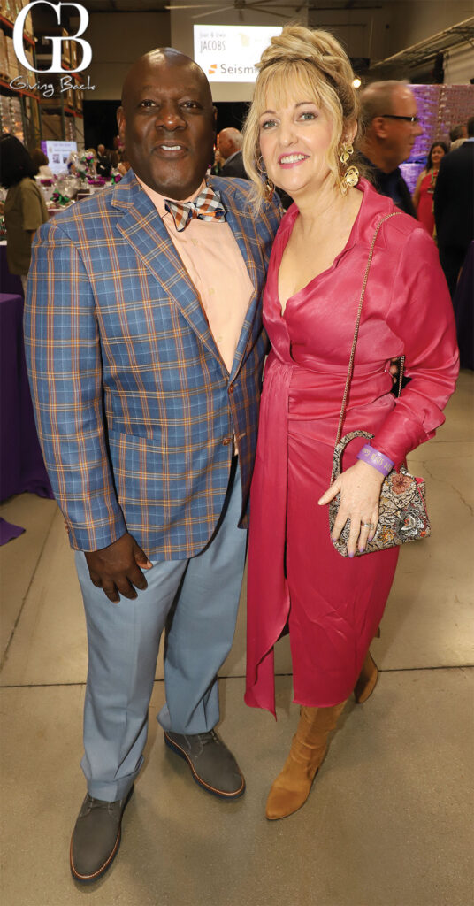 Mitch and Rebecca Mitchell at san diego food bank gala feeding hope under the stars